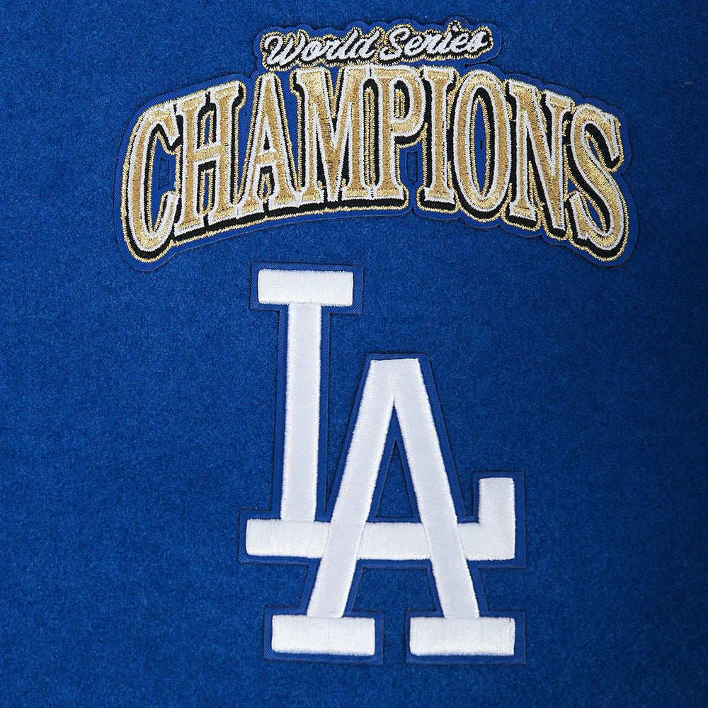 Pro Standard Los Angeles Dodgers 2025 World Series Champions Blue Wool Varsity Jacket