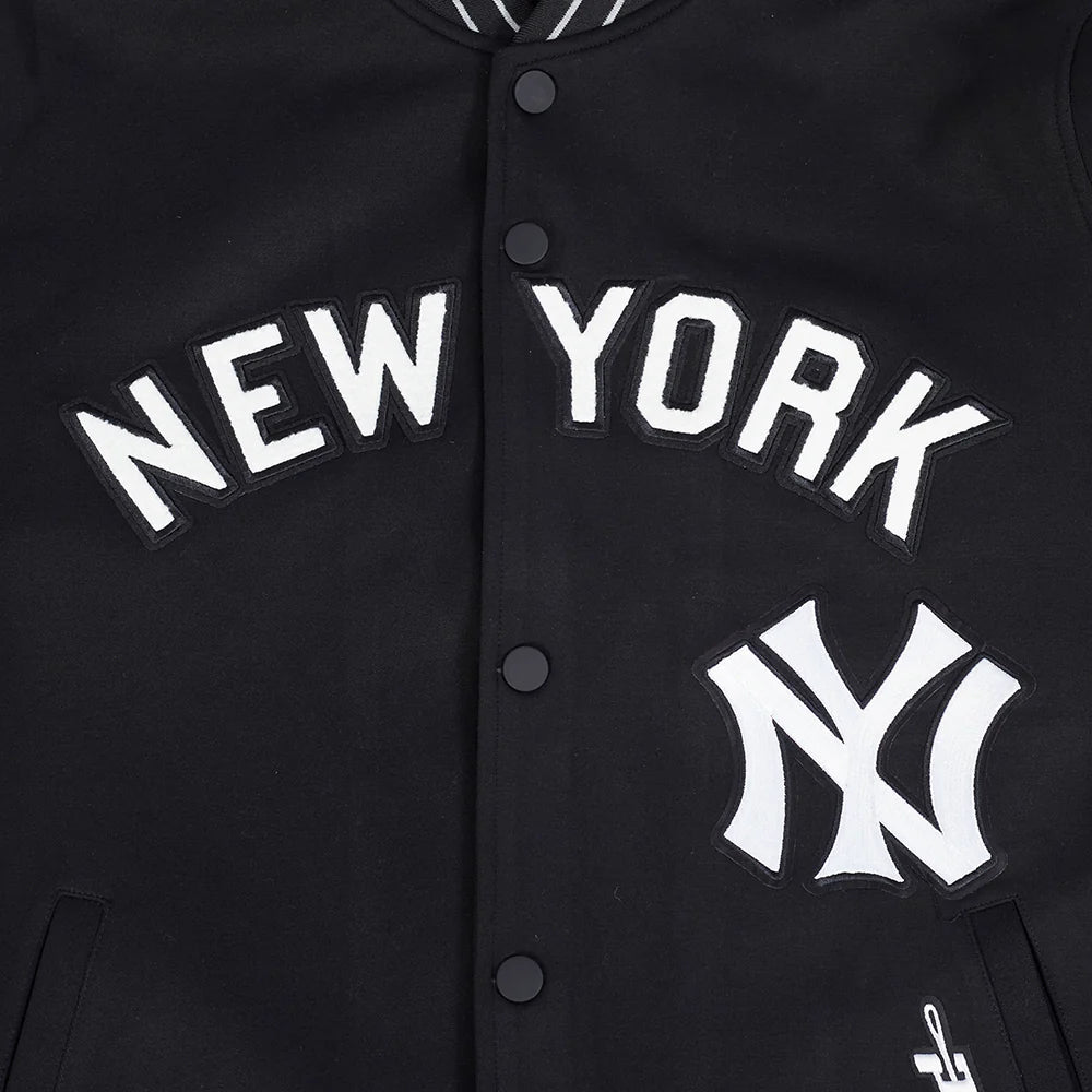 Pro Standard New York Yankees Pro Game Day Double Knit Black Jacket