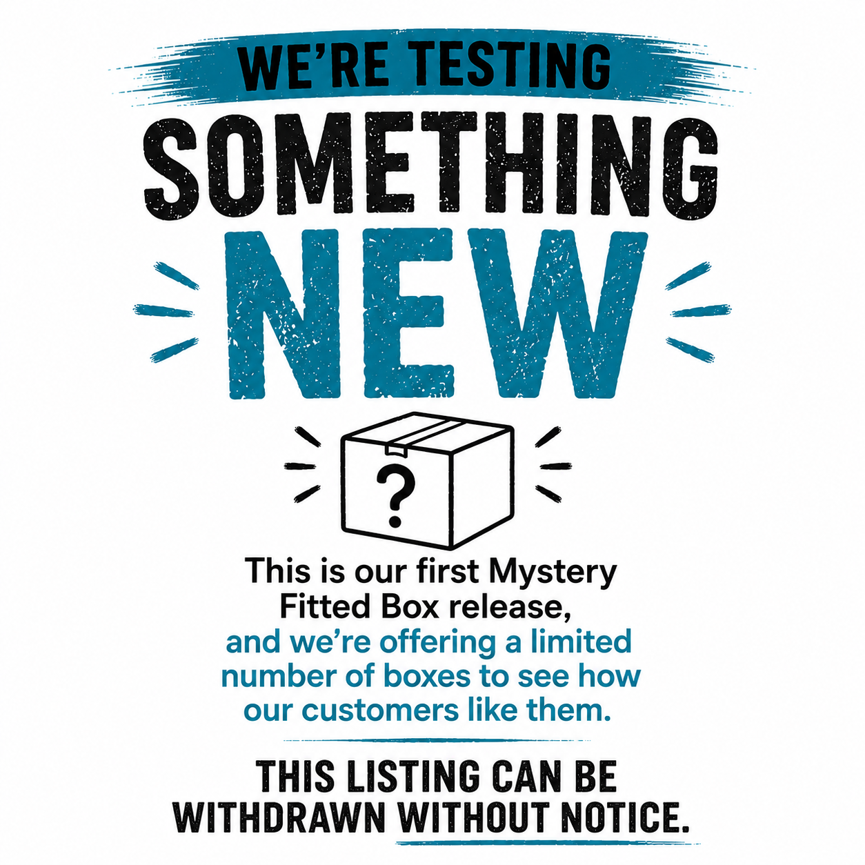 New Era 59Fifty Fitted Mystery Cap Box! [ 4 Caps For $100 ]