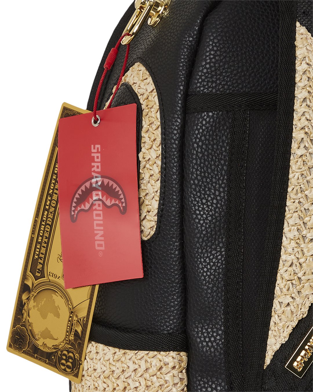 SprayGround Raffia Shark DLXSV Backpack