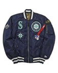 New Era X Alpha Industries Seattle Mariners Bomber Jacket