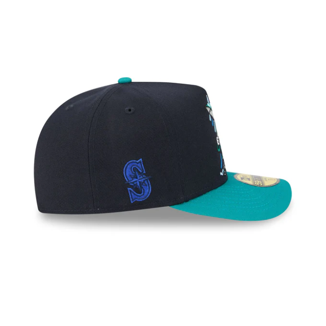 Seattle Mariners Cartoon Team Color 9Fifty A-Frame Snapback