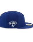 Los Angeles Dodgers Back-to-Back 2024-2025 World Series Champions Old English Side Patch 59Fifty Fitted