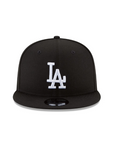 Los Angeles Dodgers Black On White Back-to-Back 2024-2025 World Series Champions Circle Side Patch 9Fifty Snapback