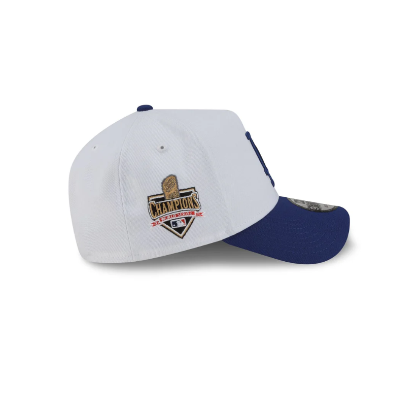 Los Angeles Dodgers White Royal 2 Tone 2025 World Series Champions SP 9Forty A-Frame Snapback
