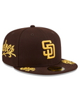 San Diego Padres Brown Wordmark Script 59Fifty Fitted