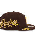 San Diego Padres Brown Wordmark Script 59Fifty Fitted