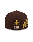 San Diego Padres Brown Wordmark Script 59Fifty Fitted