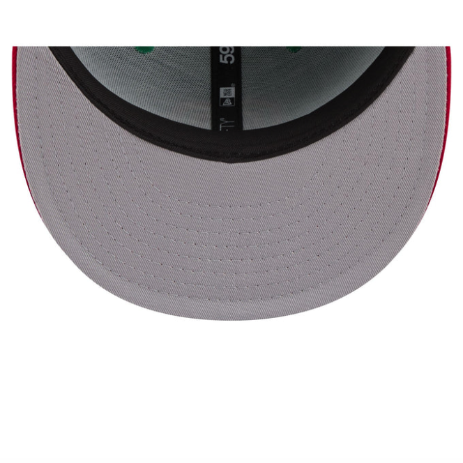 Mexico World Baseball Classic WBC Green Red 2 Tone Wordmark Script 59Fifty Fitted