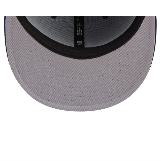 Los Angeles Dodgers Royal Wordmark Script 59Fifty Fitted
