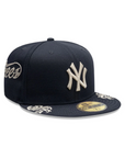New York Yankees Navy Wordmark Script 59Fifty Fitted