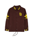 New Era San Diego Padres Western Script Coaches Jacket
