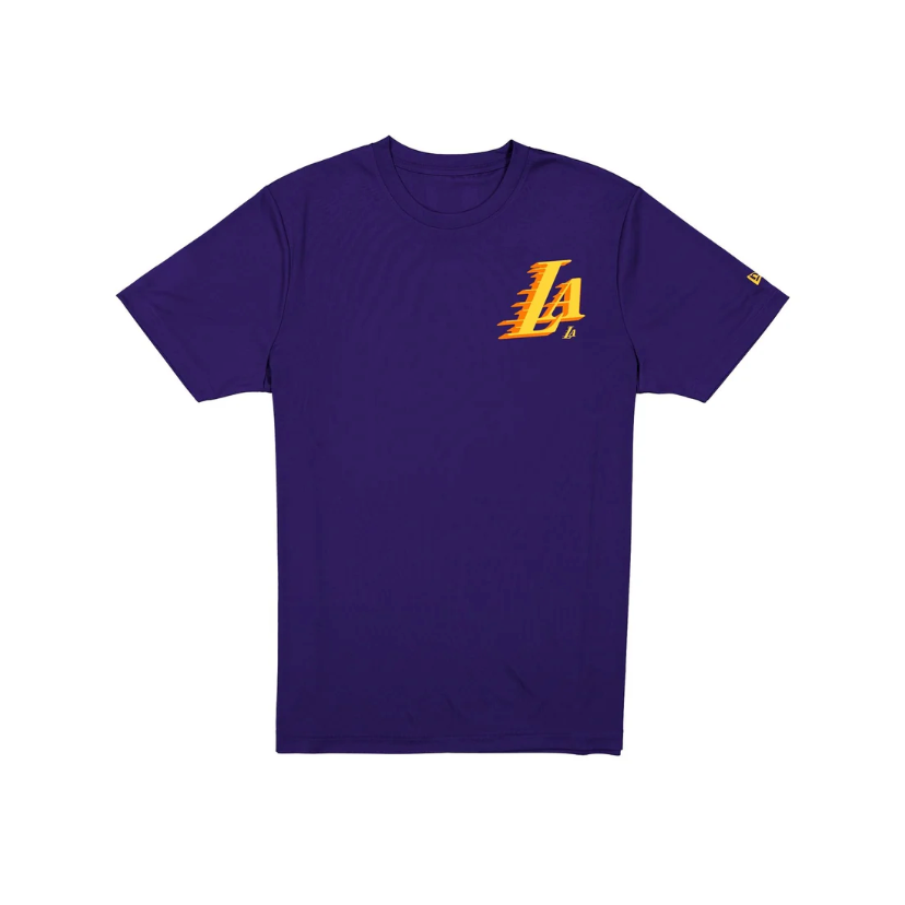 New Era Los Angeles Lakers Purple Cartoon Tee