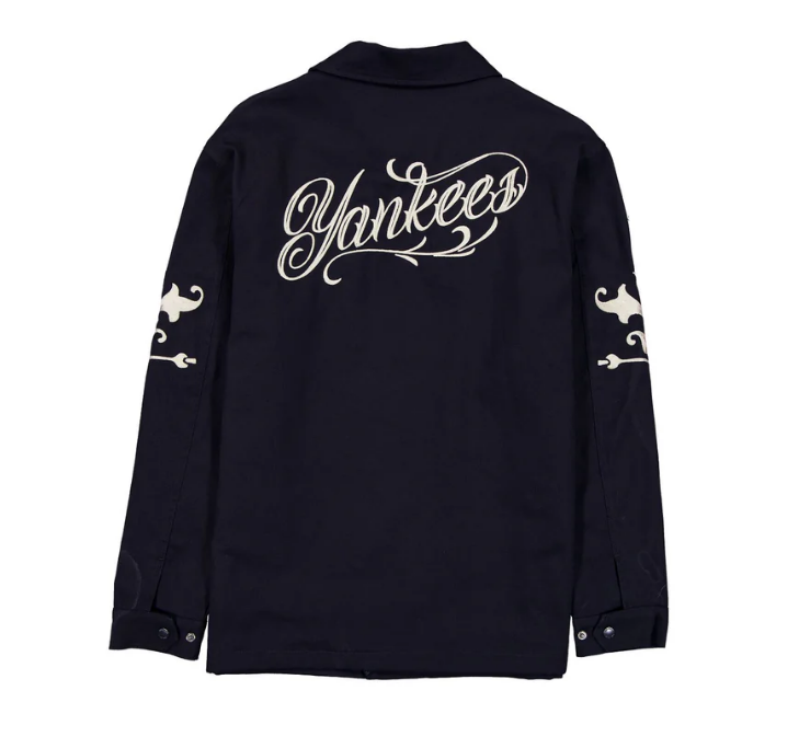 New Era New York Yankees Western Script Coaches Jacket