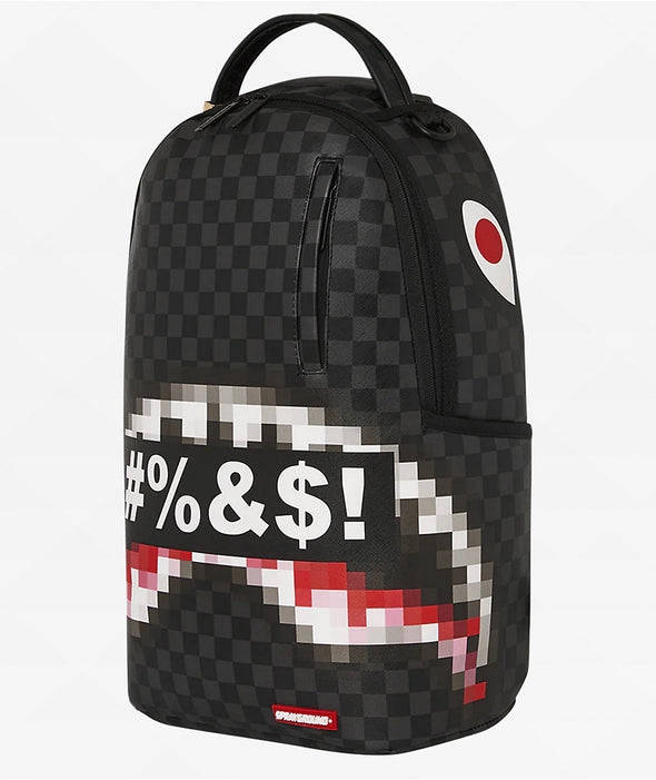 Spraground Censored Black DLXV Backpack