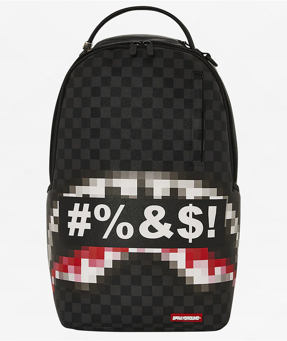 Spraground Censored Black DLXV Backpack