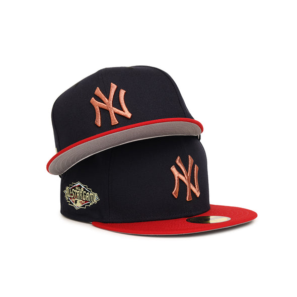 New York Yankees Navy Scarlet Red 2 Tone 2011 All Star Game SP 59Fifty Fitted