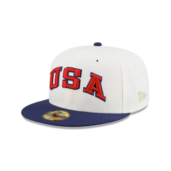 USA Chrome Navy 250th Anniversary SP 59Fifty Fitted