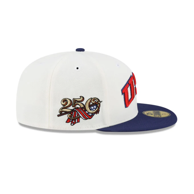 USA Chrome Navy 250th Anniversary SP 59Fifty Fitted