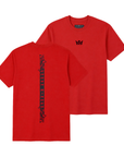 CrownMinded Twin Shot Vertical Graphic Tee - Red