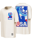 USA FIFA World Cup 2026 Liberty Horizon Post Card Tee - Cream