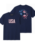 USA Soccer Ball Graphic Tee – Navy