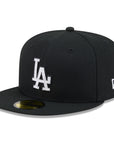 Los Angeles Dodgers Rhinestone Badge Black 59Fifty Fitted