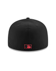 Anaheim Angels Black On Black Red Detail 50th Anniversary SP 59Fifty Fitted
