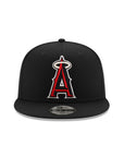 Anaheim Angels Black On Red Logo Grand MLB Snapback