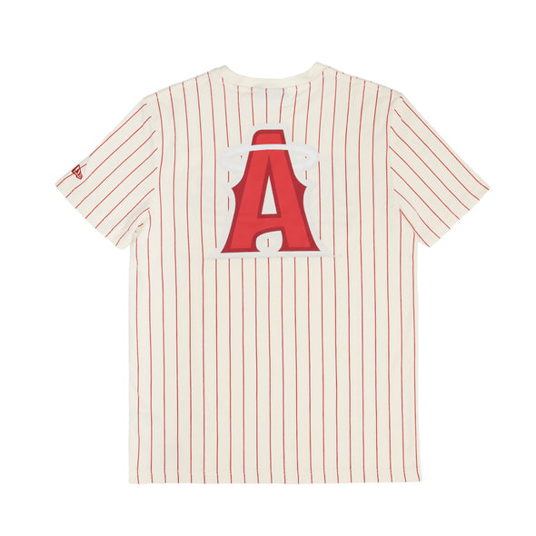 New Era Anaheim Angels Pinstripe Tee