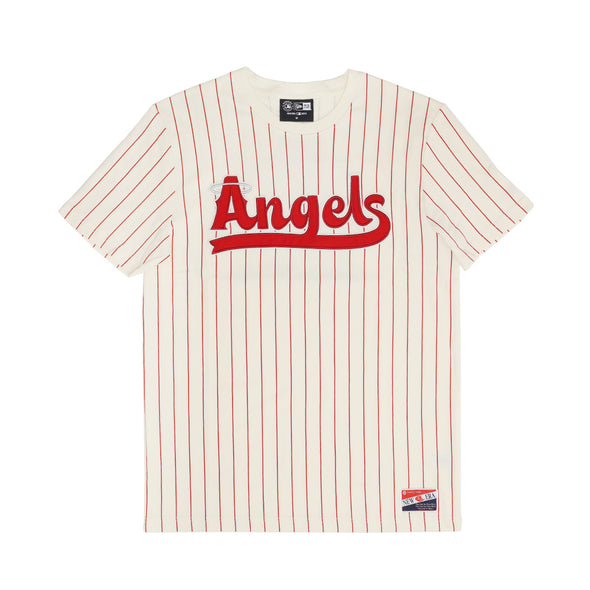 New Era Anaheim Angels Pinstripe Tee