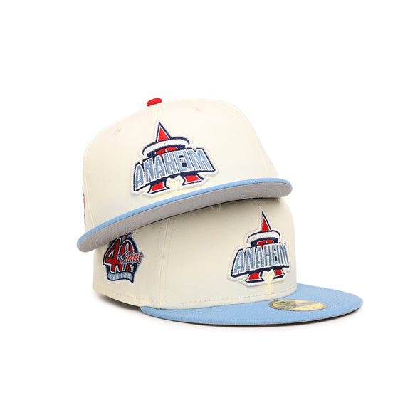 Anaheim Angels Chrome Sky Blue 2 Tone 40th Anniversary SP 59Fifty Fitted