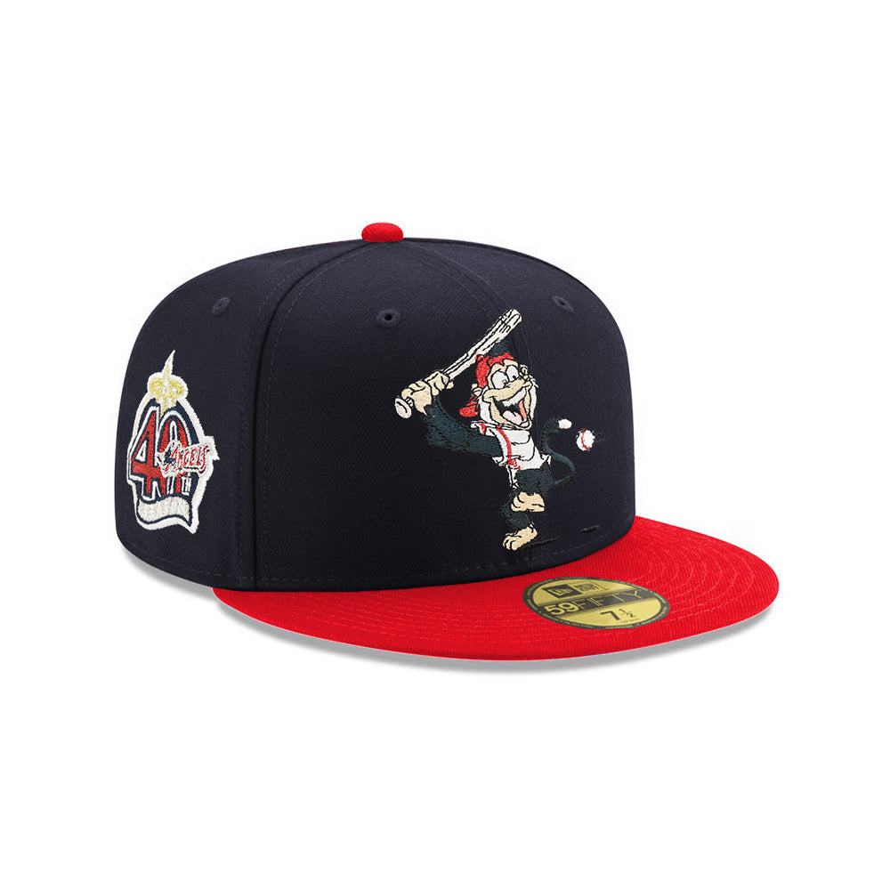 Angels Rally Time Monkey Anaheim Angels Mascot Rally Monkey Navy Red 2 Tone 40th Anniversary SP ...