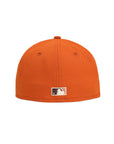 Los Angeles Dodgers Wordmark Rust Orange 2 Tone Dodger Stadium 60th Anniversary SP 59Fifty Fitted