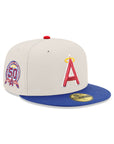 California Angels Stone Royal 2 Tone 50th Anniversary SP 59Fifty Fitted