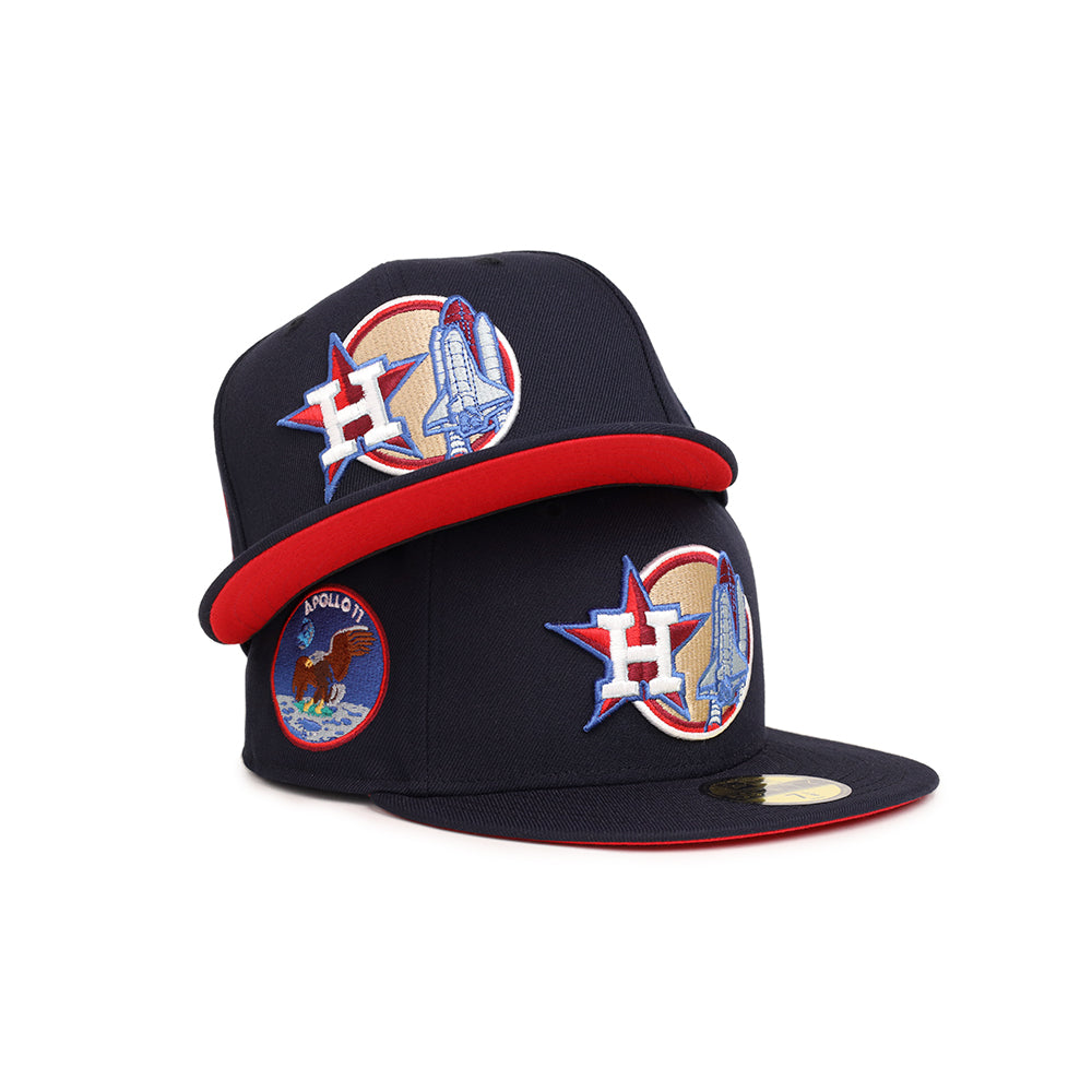 Houston Astros Arctic Blue Apollo 11 Patch Navy UV 59FIFTY Fitted