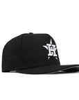 Houston Astros Black On White 9Fifty A-Frame Snapback