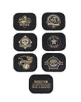 Houston Astros Black Gold Velcro All Over Patches 59Fifty Fitted