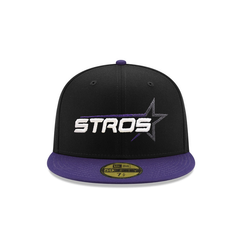 Houston Astros Black Purple Astros city connect SP 59Fifty Fitted