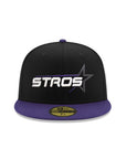 Houston Astros Black Purple Astros city connect SP 59Fifty Fitted