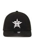 Houston Astros Black On White 9Forty M-Crown A-Frame Snapback
