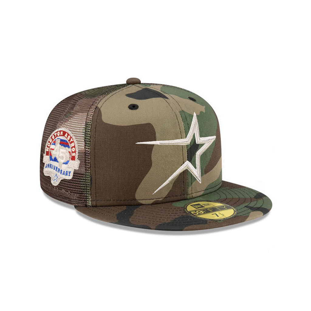 Houston Astros Camouflage Trucker 45th Anniversary SP 59Fifty Fitted