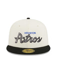 Houston Astros Script Chrome Black 2 Tone 35th Anniversary SP 59Fifty Fitted