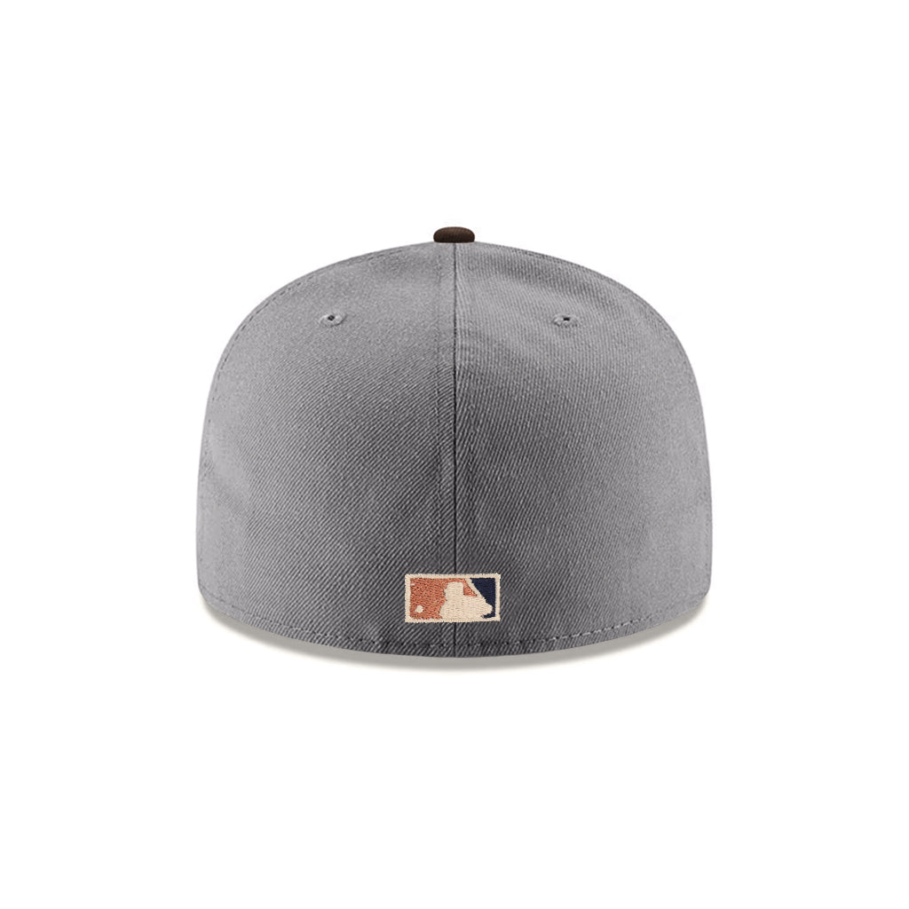 Houston Astros Storm Gray Brown 2 Tone 45th Anniversary Side Patch 59Fifty Fitted