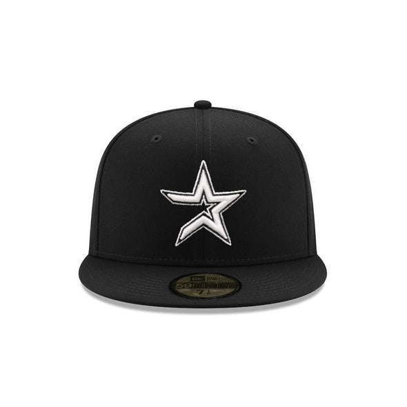 Houston Astros Black on White 59Fifty Fitted
