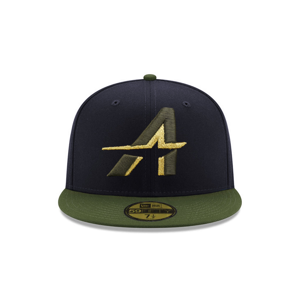 Houston Astros Navy Green Corpus Christi Hooks SP 59Fifty Fitted