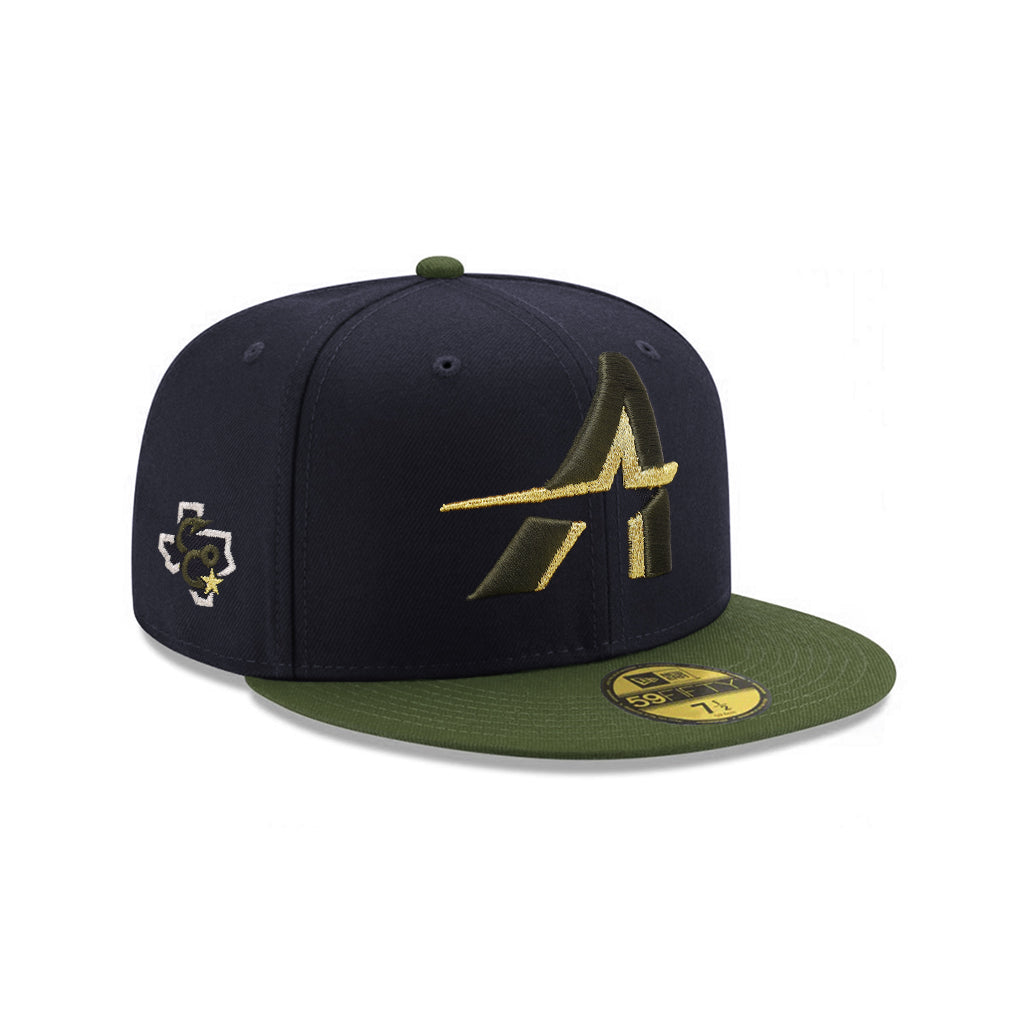 Houston Astros Navy Green Corpus Christi Hooks SP 59Fifty Fitted