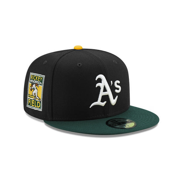 Oakland Athletics Black Green 2 Tone Rickey Henderson SP 59Fifty Fitted