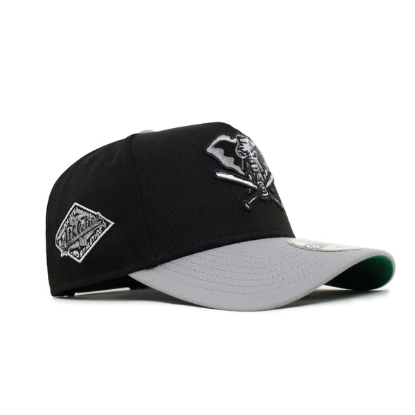 Oakland Athletics Black Gray 2 Tone 25th Anniversary SP Black 9Forty A-Frame Snapback