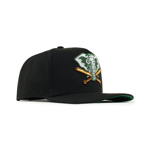 Oakland Athletics Black 9Fifty A-Frame Snapback